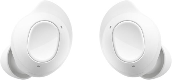 Samsung Galaxy Buds FE Écouteurs sans fil, Réduction active du bruit, Ajustement confortable, 3 Micros, Commande tactile, Basses profondes, Blanc, Version FR
