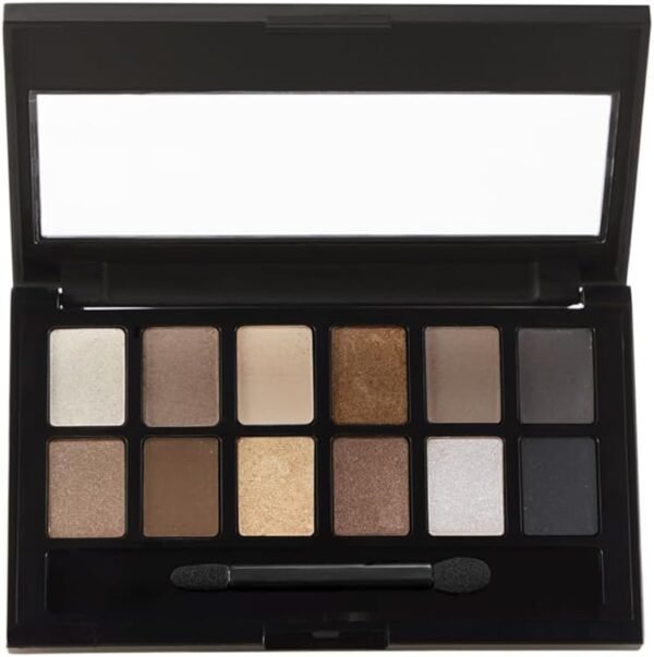 Maybelline New York – Palette Fards à Paupières – The Nudes – 12 couleurs