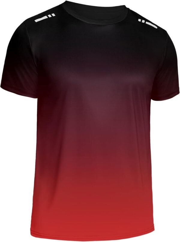 Weardear T-Shirt de Sport pour Hommes Chemise Fonctionnelle Chemise d'entraînement Respirante à séchage Rapide Chemise de Course à Manches Courtes