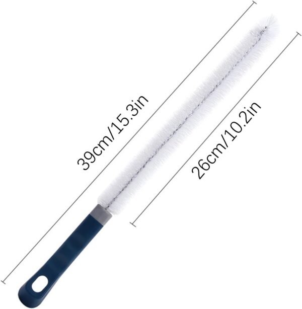 Brosse à orteils à manche long - Brosse à pied souple et flexible - Réutilisable - Avec poignée ergonomique - Brosses de nettoyage des orteils pour téléphone portable - Pour l'hygiène personnelle, le – Image 8