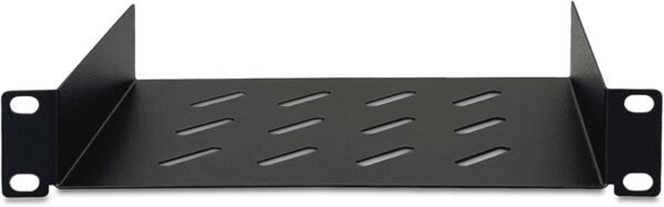 Digitus DN-10-TRAY-1-B 10 Pouces Plaque de Sol avec Fentes d'aération, perforé adapté à Une Baie de Profondeur: à Parti – Image 2