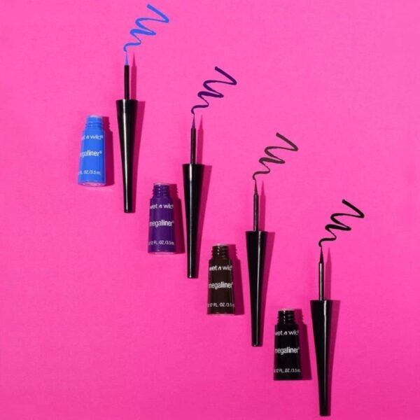 wet n wild - MEGALINER LIQUID EYELINER - Pointe fine facilitant l'application - Teinte Black - 100% Cruelty Free – Produit Vegan – Image 13