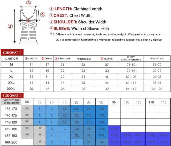 Casey Kevin Débardeur Compression Homme, Maillot de Corps Gaine Ventre Plat Homme Gainant Tee Shirt Compression Amincissant Debardeur sous-Vêtements Shaper – Image 6