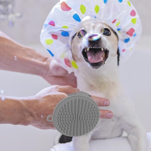 Brosse pour chien pour le bain | Shampoing Toilettage Massage Apaisant Brosse pour animaux de compagnie – Animalerie, Hôpital, Maison Brosse pour chien pour massage, toilettage, bain Fanelod – Image 8