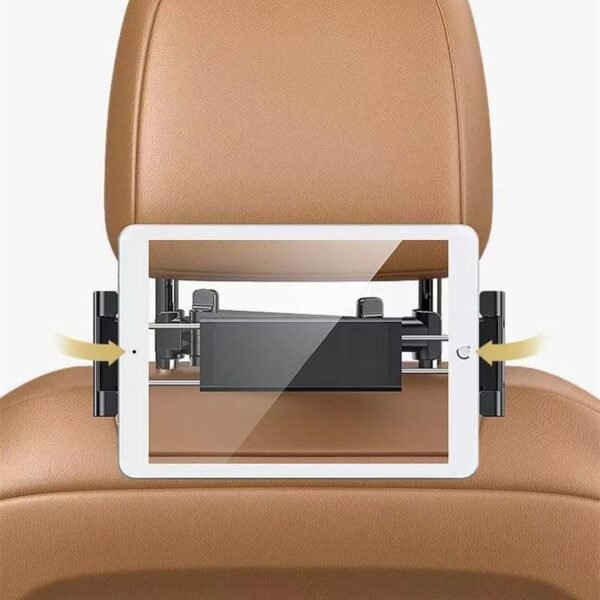 OTTSAN Support Tablette Voiture pour Renault Scala, Support Voiture Extensible Support de Tablette de Siège de Voiture Rotation 360° Multifonctionnel Auto Accessoires,A – Image 2