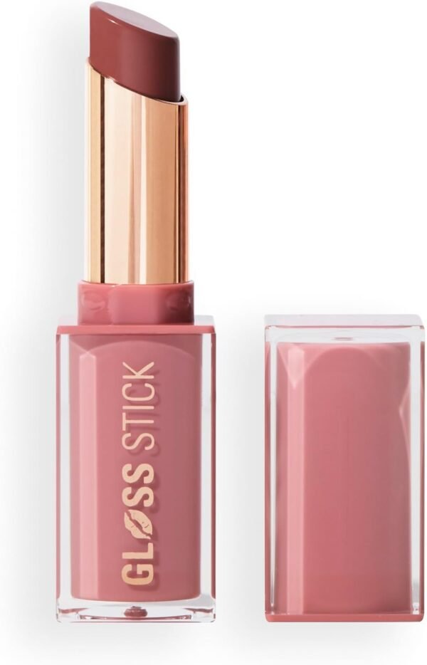 Revolution Pout Lip Gloss, Finition Brillante Ultra Pigmentée, Acide Hyaluronique & Vitamine E, Vegan & Cruelty-Free, 3g, Creme Brulee Mauve