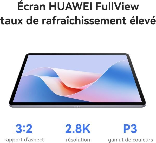 HUAWEI MatePad 11,5″S Tablettes, Écran PaperMatte 11,5 Pouces 2,8K, rafraîchissement élevé de144 Hz, 8GB+256GB, Clavier, M-Pencil par NearLink, Notes, WiFi 6, Batterie de 8,800 mAh, Gris – Image 4
