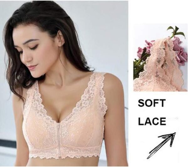 Soutien-Gorge Doux Et sans Fil - Soutien Gorge Dos Nu BrassièRe avec Rembourrage Fin Maintien Dos Couverture ComplèTe sans Couture Bra Fille Soutien Gorge – Image 4