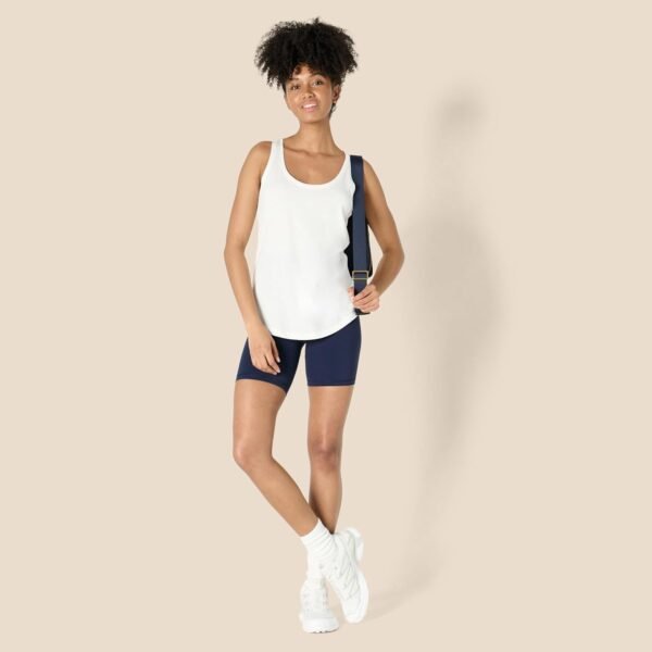 Amazon Essentials Débardeur de Yoga Léger à Encolure Dégagée et Dos Nageur, en Coton Doux Adapté aux Activités Physiques, Coupe Décontractée Femme – Image 5