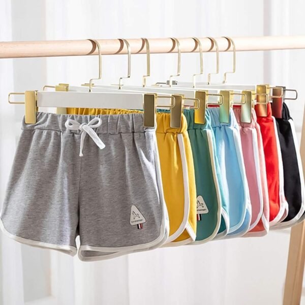 Rolanko Enfant Shorts Fille Sports Coton Danse Short Gymnastique Été D'entraînement Hot Pant pour La Course – Image 6