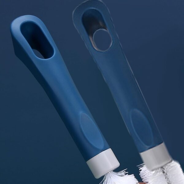 Brosse à orteils à manche long - Brosse à pied souple et flexible - Réutilisable - Avec poignée ergonomique - Brosses de nettoyage des orteils pour téléphone portable - Pour l'hygiène personnelle, le – Image 2