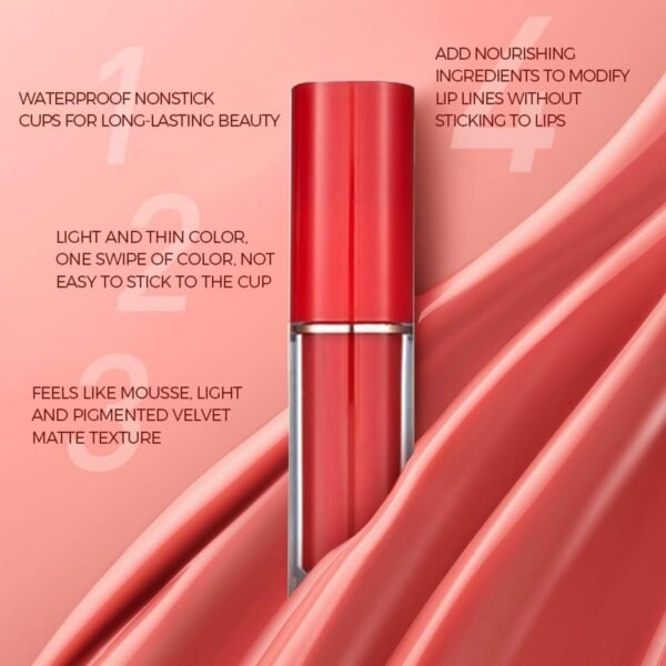 Beliky Girl Ensemble de maquillage rouge à lèvres, pigments intenses, cadeau pour les lèvres longue durée imperméable (12 couleurs) - cadeaux femmes – Image 3