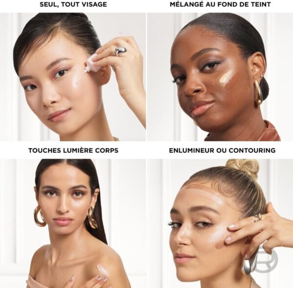 L'Oréal Paris - Fluide Enlumineur Éclat Multi-Usages - Illumine & Hydrate - Enrichi en Beurre de Karité - Lumi glotion - Teinte : 904 - 40 ml – Image 5