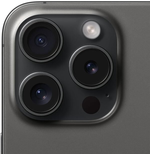 Apple iPhone 15 Pro, 128 Go - Titane Noir (Reconditionné) – Image 3