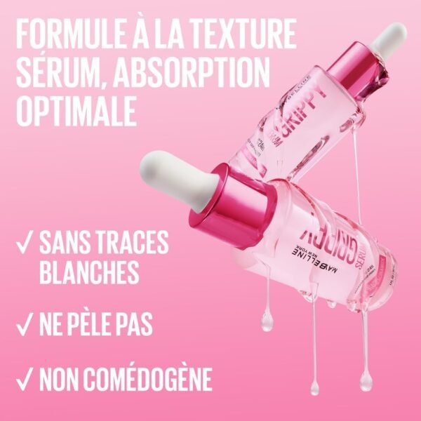 MAYBELLINE NEW YORK - Grippy Serum - Base De Teint Perfectrice - Fixe Le Maquillage Pendant 24H - Texture Ultra-Fondante - Enrichie En Niacinamide & Aloe Vera - Technologie Serum-To-Grip - 30 ml – Image 6