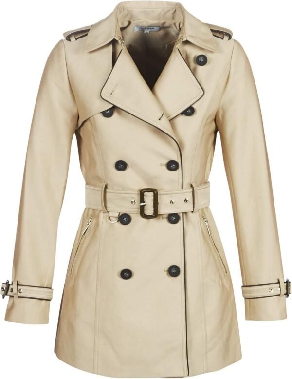 Morgan Trench droit boutonné et ceinturé