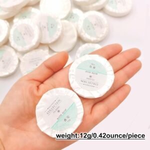 Alternative view of Hygiène personnelle de la peau soins de nettoyage fournitures d'hôtel voyage Mini simple 12g petit savon de bain Une mousse riche Porté avec vous Mini taille (10)