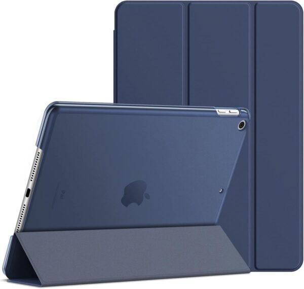 JETech Coque pour iPad (9,7 Pouces, Modèle 2018/2017, 6ème et 5ème Génération), Housse Étui avec Veille/Réveil Automatique (Marine Foncé)