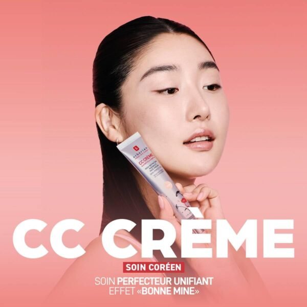 Erborian - CC Crème à la Centella Asiatica - Maquillage et Soin Illuminateur de Teint Haute Définition pour Visage - Protection Solaire SPF 25 - Soin Cosmétique Coréen - Doré 15 ml – Image 2