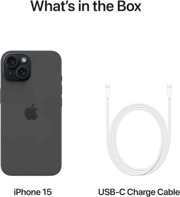 Apple iPhone 15 128Go - Noir (Reconditionné) – Image 6