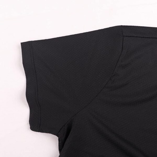 YCHSXAIZ T-Shirts athlétiques en Maille pour Hommes avec col en V Fendu pour la Musculation d'entraînement de Gym – Image 4