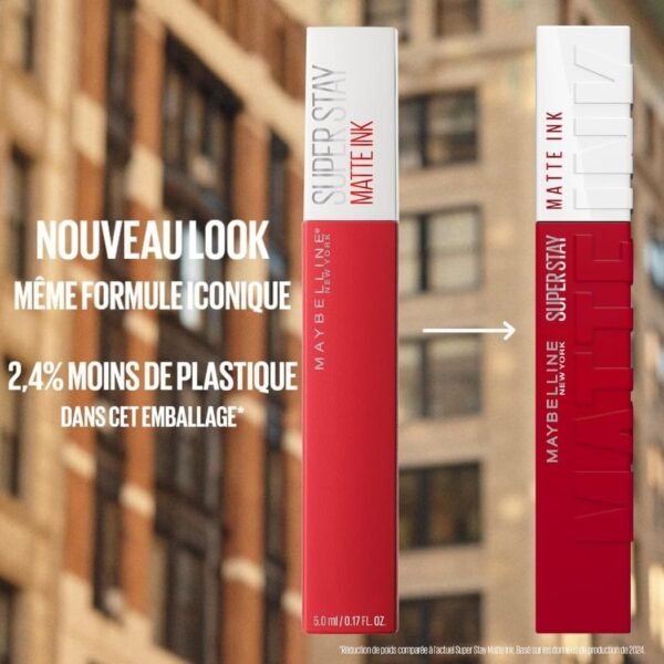 Maybelline New York - Coffret Exclusif de 6 Rouges à Lèvres Liquides Longue Tenue - Superstay Matte Ink - Teintes: Lover (15)/Seductress (65)/Artist (120)/Dancer (118)/Pioneer (20)/Voyager (50) – Image 7