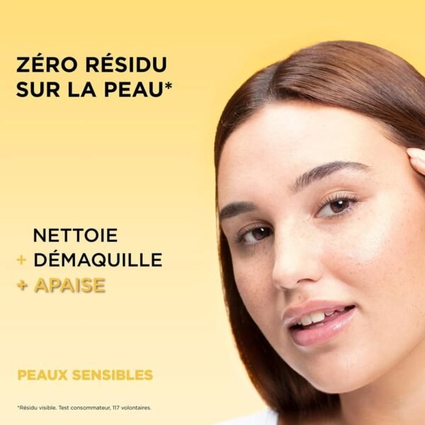 GARNIER Skin Active - Biphase Micellaire - Tout-en-1 - Nettoie, Démaquille & Apaise - Visage, Yeux, Lèvres - Enrichie En Micelles & Huiles - Vegan & Cruelty Free - Tous Types de Peaux - 400 ml – Image 2