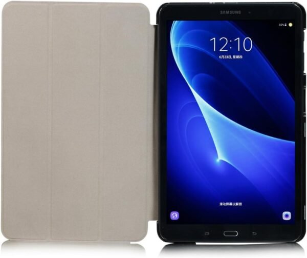 XITODA Coque pour Galaxy Tab A6 10,1" 2016 – PU Cuir Flip Cover Stand Pochette Etui pour Samsung Galaxy Tab A 10.1 2016 (LTE SM-T585N/Wifi SM-T580N),Nero – Image 7