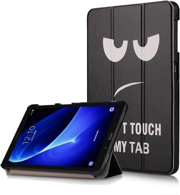 XITODA Coque pour Galaxy Tab A6 10,1" 2016 – PU Cuir Flip Cover Stand Pochette Etui pour Samsung Galaxy Tab A 10.1 2016 (LTE SM-T585N/Wifi SM-T580N),Don't Touch