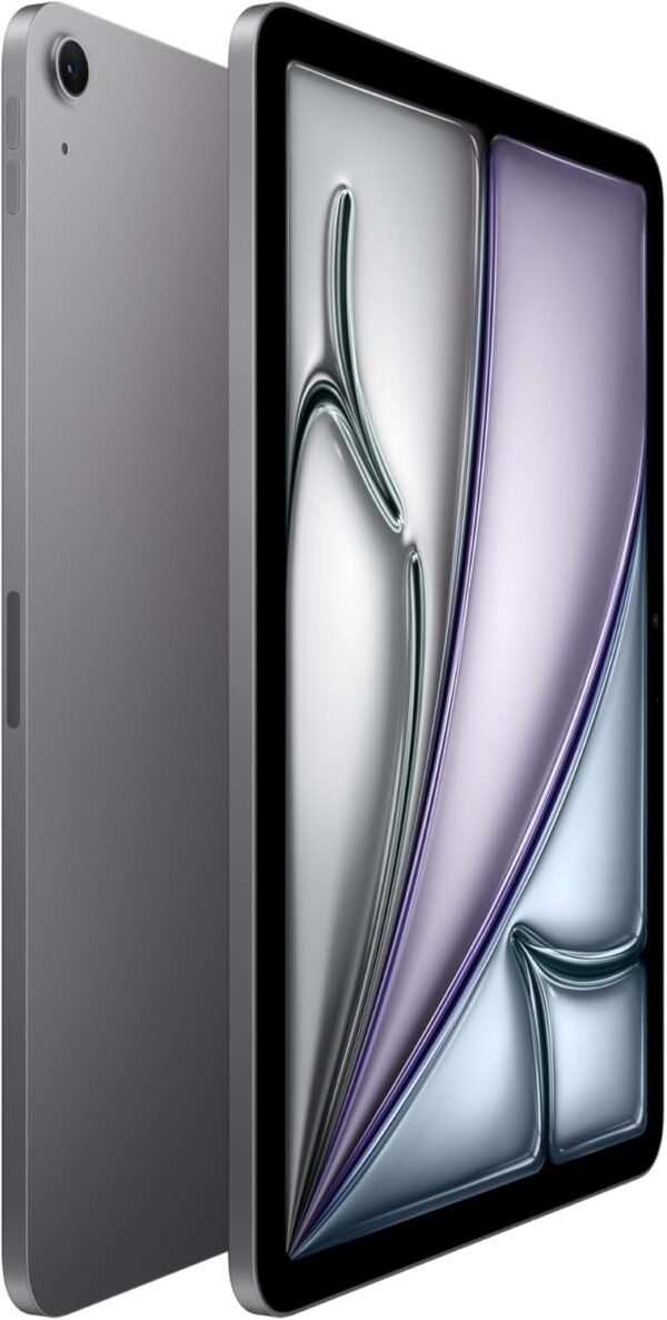 Apple iPad Air 11 Pouces avec Puce M3 : Apple Intelligence, écran Liquid Retina, 128 Go, caméras Avant/arrière 12 Mpx, Wi-FI 6E, Touch ID, autonomie d’Une journée – Gris sidéral – Image 2
