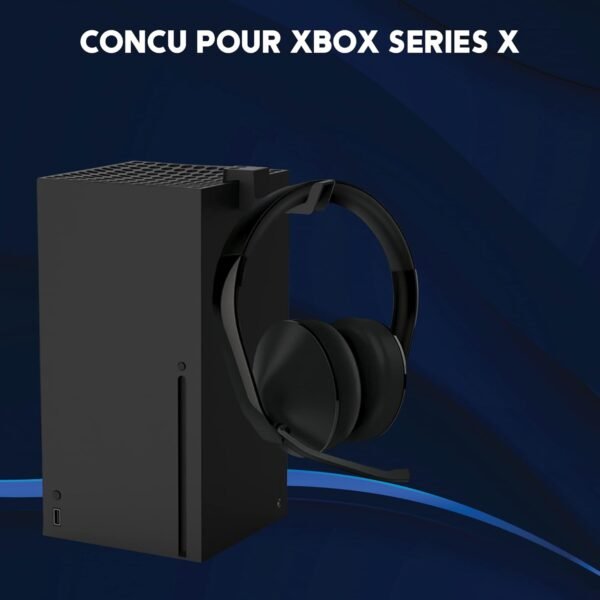 DR1TECH GameHookX+ Support De Casque Gaming pour Xbox Séries X - Design Save Your Space Résistant Aux Rayures - Accessoires pour Xbox – Image 3