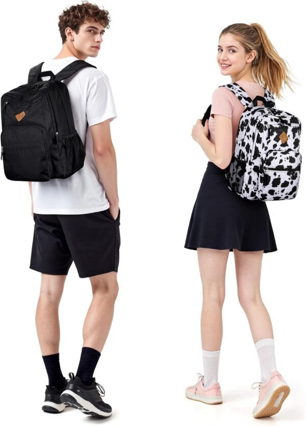 ZORFIN Sac à dos 26L pour l'école, l'université et les voyages : sac à dos résistant à l'eau avec 8 compartiments – Image 2