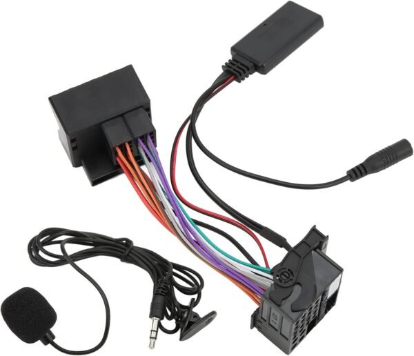 Yctze Adaptateur Audio Stéréo de Voiture avec Câble D'entrée AUX5.0, Remplacement pour RCD310 RCD510 RNS510, Matériau de Haute qualité, Installation Facile (avec Cordon