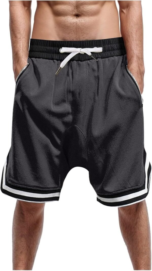 Shorts de Basket Homme Séchage Rapide Shorts de Plage Respirant Outdoors Shorts de Sports Eté Bermuda Casual Pantalons de Survêtement Respirant Léger Mode Vêtements