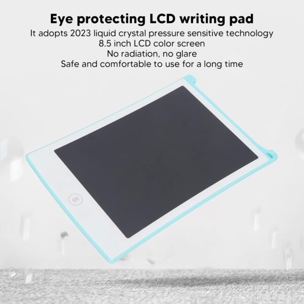 Tablette d'écriture LCD pour enfants, coussinet de dessin effaçable de 8,5 pouces, carte de doodle électronique réutilisable pour les enfants de 3 à 5 ans, pour l'imagination et – Image 3