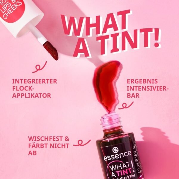 ESSENCE WHAT A TINT! TINTE PARA LABIOS Y MEJILLAS 4.90 ML – Image 7