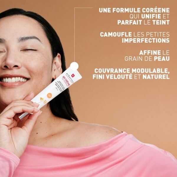 Erborian - BB Crème au Ginseng 5-en-1 - Soin Teinté Perfecteur Effet "Peau de Bébé" - Fond de Teint Couvrant Imperfections - Protection Solaire SPF 20 - Soin Cosmétique Coréen - 15ml – Image 4
