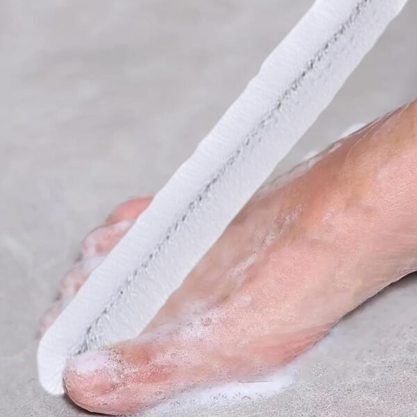 Brosse à orteils à manche long - Brosse à pied souple et flexible - Réutilisable - Avec poignée ergonomique - Brosses de nettoyage des orteils pour téléphone portable - Pour l'hygiène personnelle, le – Image 4