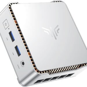 NiPoGi Essenx E2 Mini PC W-11 Pro, Ιntel Alder Lake-N97(jusqu'à 3,60 GHz), 16 Go DDR4 512 Go M.2 SSD Mini Ordinateur de Bureau, Double WiFi, HDMI, DP, Double écran 4K Tour PC pour l'école/Bureau.