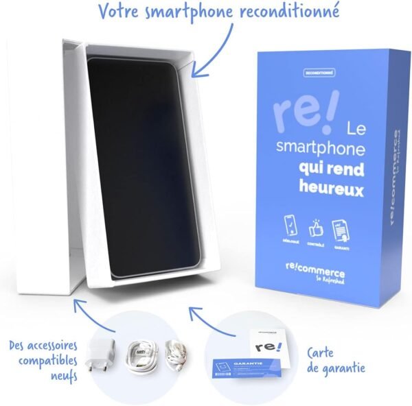 iPhone SE 2e Génération, 64GB, Noir (Reconditionné) – Image 5