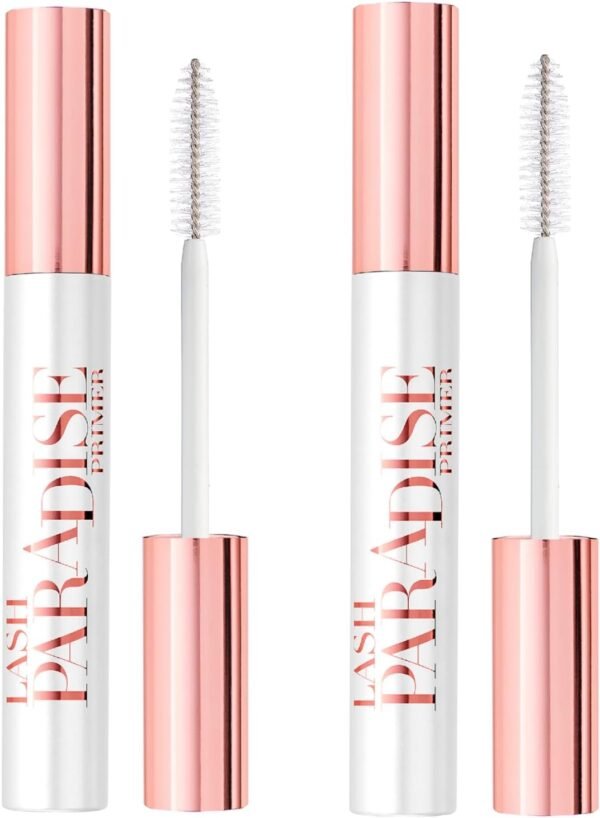 L'Oréal Paris - Base-Soin pour Mascara - Effet Amplifié & Tenue Prolongée - Cils Fortifiés - Formule à l'Huile de Jojoba & Vitamine - Primer Lash Paradise - Teinte : Universel - 6 ml