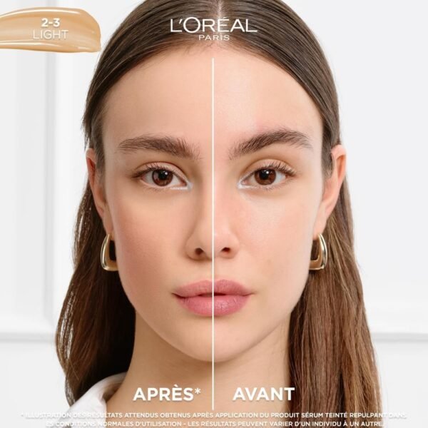 L'Oréal Paris - Sérum Teinté Repulpant - Accord Parfait - Teinte : 2-3 Light - 30 ml – Image 4