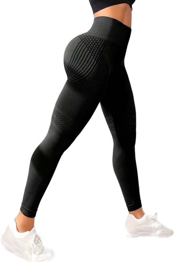 Leggings Anti Cellulite 3D Femme Original, Legging Anti-Cellulite à Compression 3 D, Minceur Taille Haute sans Couture, Pantalon de Sport Yoga Fitness Push-Up Sculptant