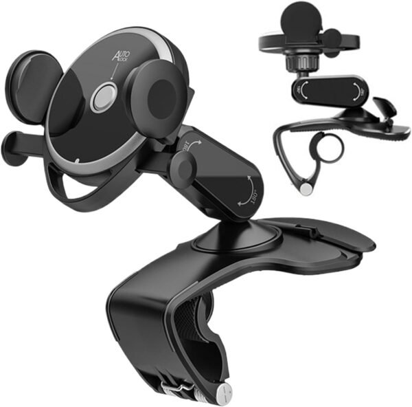Générique Porte-Téléphone pour Tableau De Bord - Support de Téléphone Portable,Support Pliable Rotatif 360 Degrés pour Hommes et Femmes Voyage Sécurité Routière Véhicule Auto Camion – Image 8