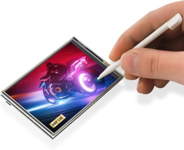 APKLVSR Écran tactile TFT LCD 3,5" 480 x 320 avec stylet pour RPi 5 4B, 3B+, 3B, 2B+, B – Image 7