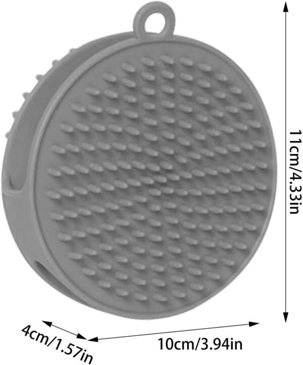 Brosse pour chien pour le bain | Shampoing Toilettage Massage Apaisant Brosse pour animaux de compagnie – Animalerie, Hôpital, Maison Brosse pour chien pour massage, toilettage, bain Fanelod – Image 4