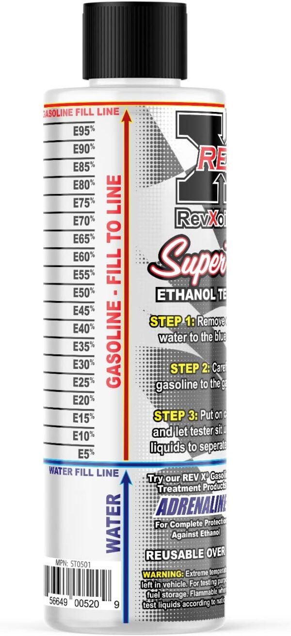 WERPOWER REV X Super Tester Flex Fuel Ethanol E85 to E10, E15, E20, E25 Test Kit