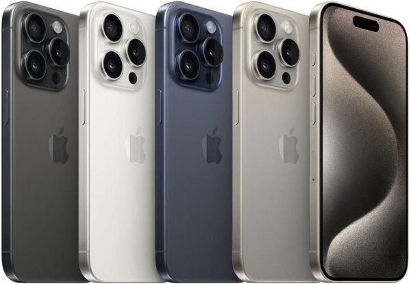 Apple iPhone 15 Pro, 128 Go - Titane Noir (Reconditionné) – Image 4