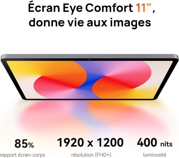 HUAWEI MatePad SE 11 Tablettes, Écran Fullview Eye Comfort 11 Pouces, 4+128G, Slim and Light 475g 6,9mm, Son époustouflant ajusté, M-Pencil, Batterie de 7,700 mAh, Gris – Image 3