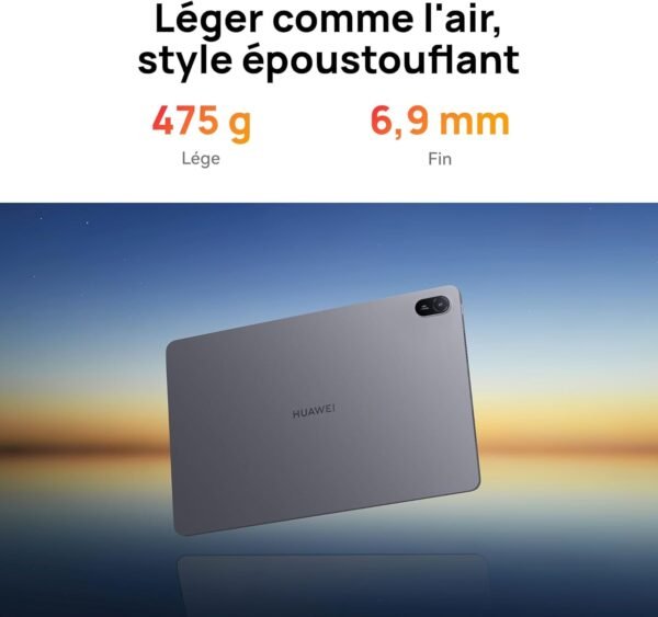 HUAWEI MatePad SE 11 Tablettes, Écran Fullview Eye Comfort 11 Pouces, 4+128G, Slim and Light 475g 6,9mm, Son époustouflant ajusté, M-Pencil, Batterie de 7,700 mAh, Gris – Image 2